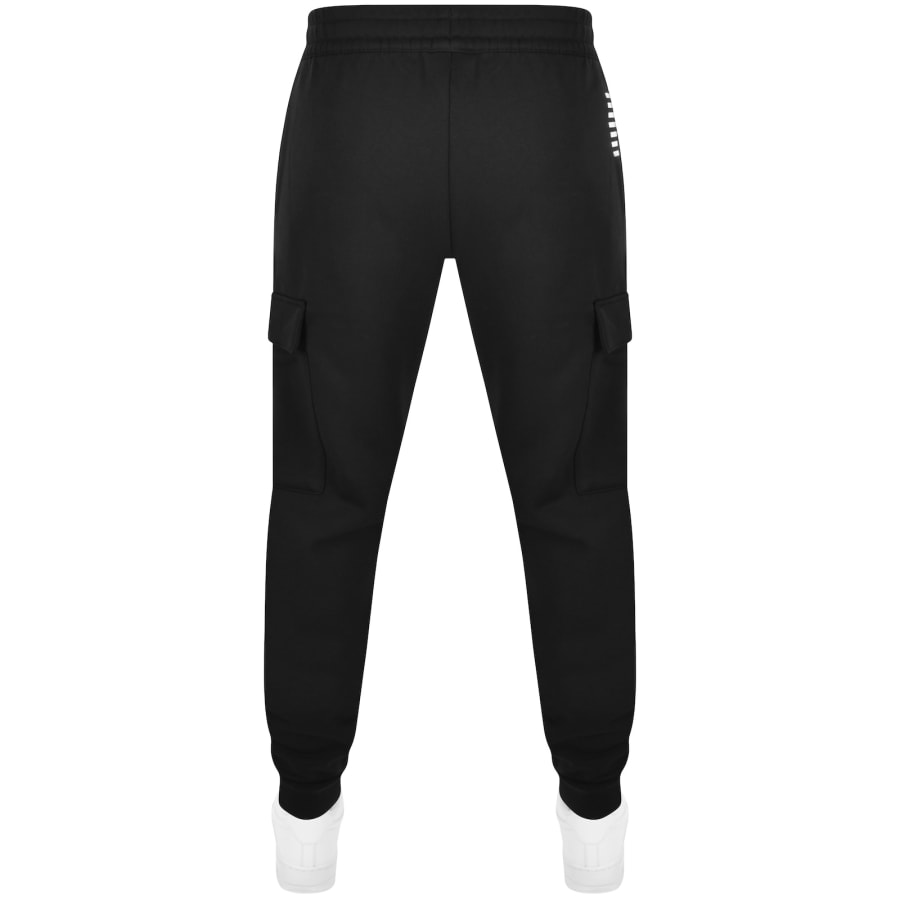 EA7 Emporio Armani Cargo Jogging Bottoms Black Mainline Menswear Denmark